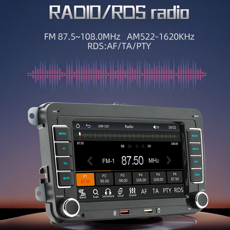Podofo Android Car Radio GPS for Seat Altea 2004-2015 (Left Hand Drive), 9  Inch Touchscreen Navigation WiFi Bluetooth Handsfree Kit FM RDS Radio USB