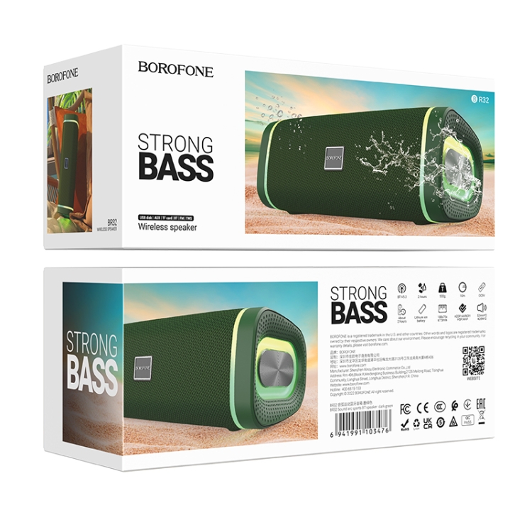 BOROFONE BR32 Sound Arc Sports TWS Bluetooth 5.3 รองรับลำโพง TF Card ...