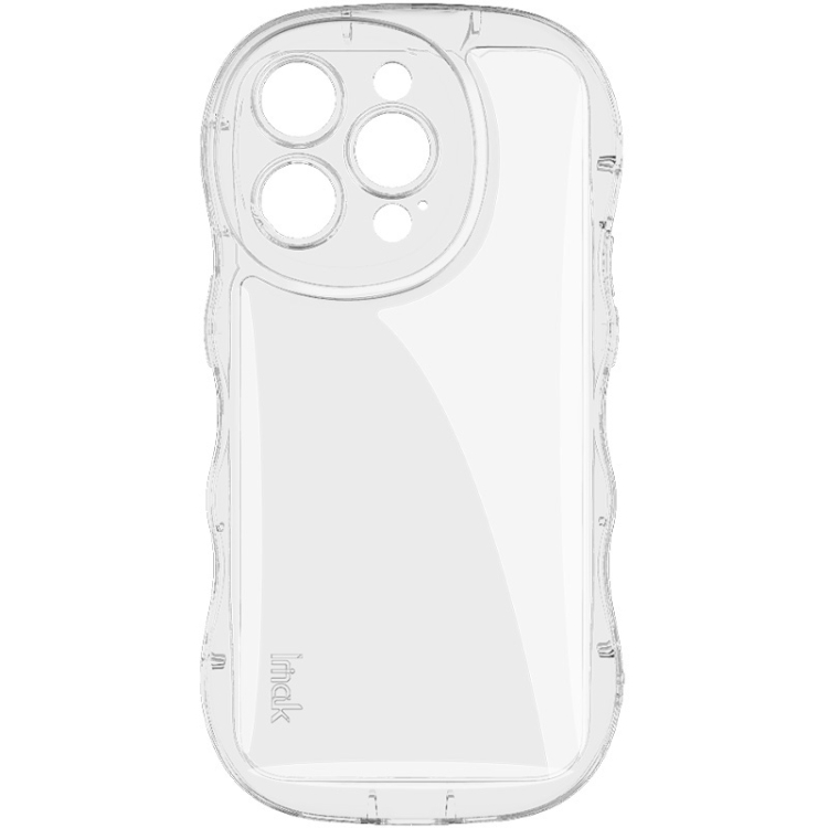 For iPhone 15 Pro IMAK Wave Bubble Soft Shockproof Phone Case(Transparent) For iPhone 15 Pro IMAK Wave Bubble Soft Shockproof Phone Case(Transparent)