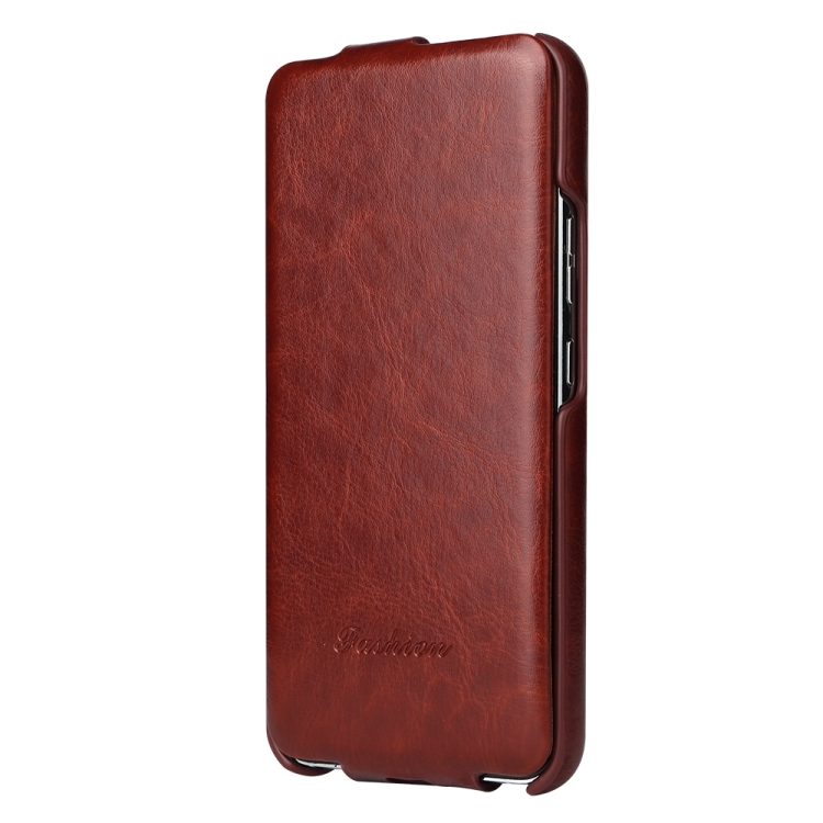 For Samsung Galaxy S24+ 5G Fierre Shann 64 Texture Vertical Flip PU Leather Phone Case(Brown) For Samsung Galaxy S24+ 5G Fierre Shann 64 Texture Vertical Flip PU Leather Phone Case(Brown)