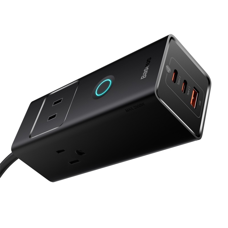 Baseus PowerCombo Pro Power Strip 3xAC+2xType-C+USB 20W Lite with 1.5m US Plug(Black) Baseus PowerCombo Pro Power Strip 3xAC+2xType-C+USB 20W Lite with 1.5m US Plug(Black)