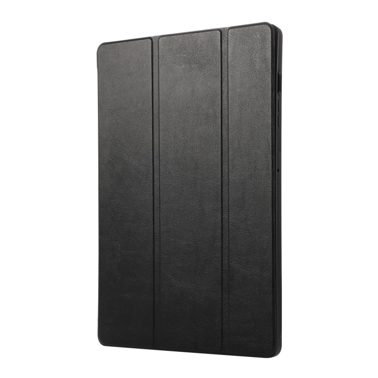 For Samsung Galaxy Tab S9+ / S10+ 3-Fold Pure Color TPU Leather Tablet Case with Pen Slot(Black) For Samsung Galaxy Tab S9+ / S10+ 3-Fold Pure Color TPU Leather Tablet Case with Pen Slot(Black)