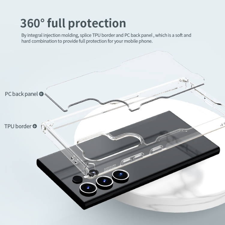For Samsung Galaxy S24 Ultra 5G NILLKIN PC + TPU Phone Case(Transparent) For Samsung Galaxy S24 Ultra 5G NILLKIN PC + TPU Phone Case(Transparent)