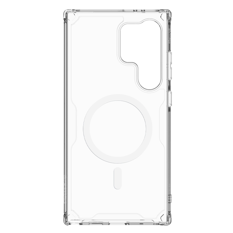Pour Samsung Galaxy S24 Ultra 5G NILLKIN Ultra Clear Magsafe PC + TPU Phone  Case (Transparent)