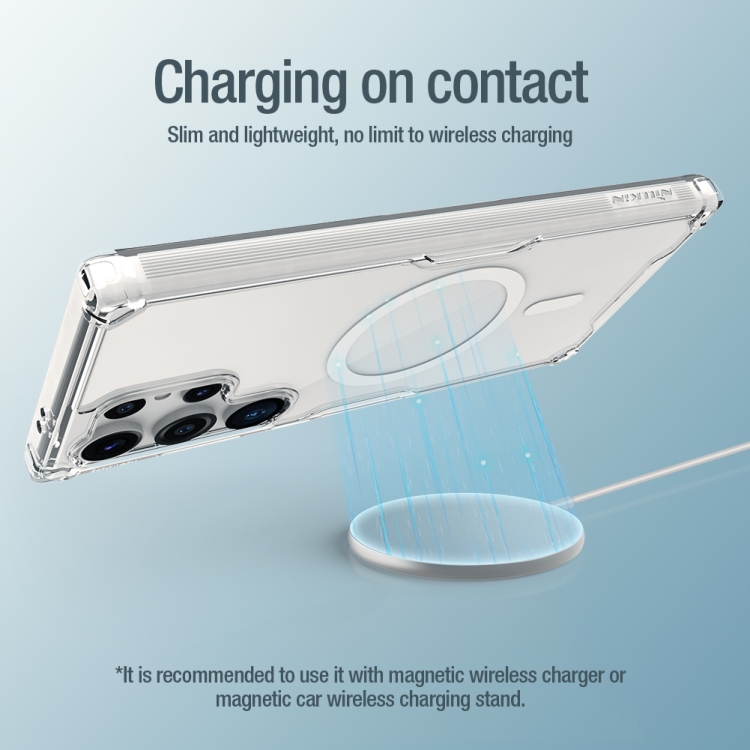 For Samsung Galaxy S24 Ultra 5G NILLKIN Ultra Clear Magsafe PC + TPU Phone Case(Transparent) For Samsung Galaxy S24 Ultra 5G NILLKIN Ultra Clear Magsafe PC + TPU Phone Case(Transparent)