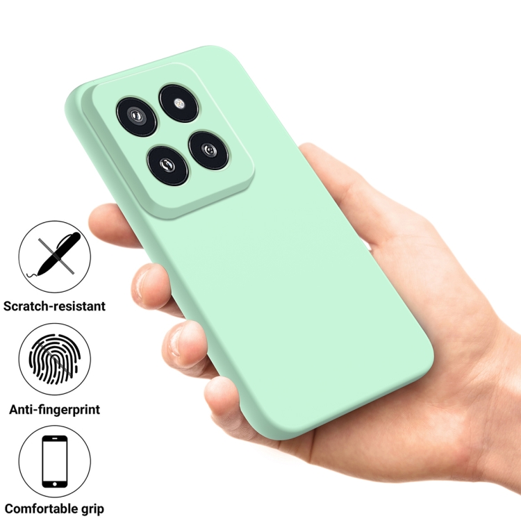 Funda Silicona Líquida Ultra Suave para Xiaomi Poco C65 color Verde