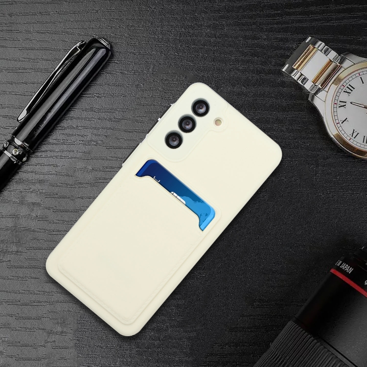 For Samsung Galaxy S23 FE 5G Card Slot Design Shockproof TPU Phone Case(White) For Samsung Galaxy S23 FE 5G Card Slot Design Shockproof TPU Phone Case(White)