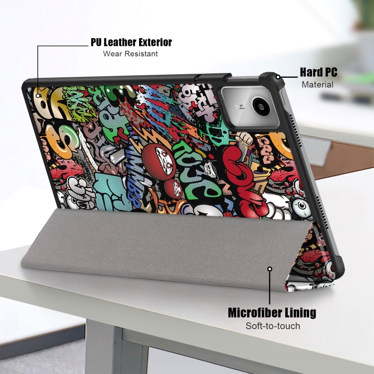 Pour Lenovo Tab M11/Xiaoxin Pad 11 2024 Custer Dessin coloré Étui pour  tablette intelligente en