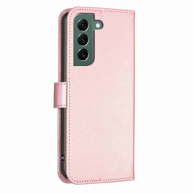For Samsung Galaxy S22 5G Four-leaf Embossed Leather Phone Case(Pink) For Samsung Galaxy S22 5G Four-leaf Embossed Leather Phone Case(Pink)