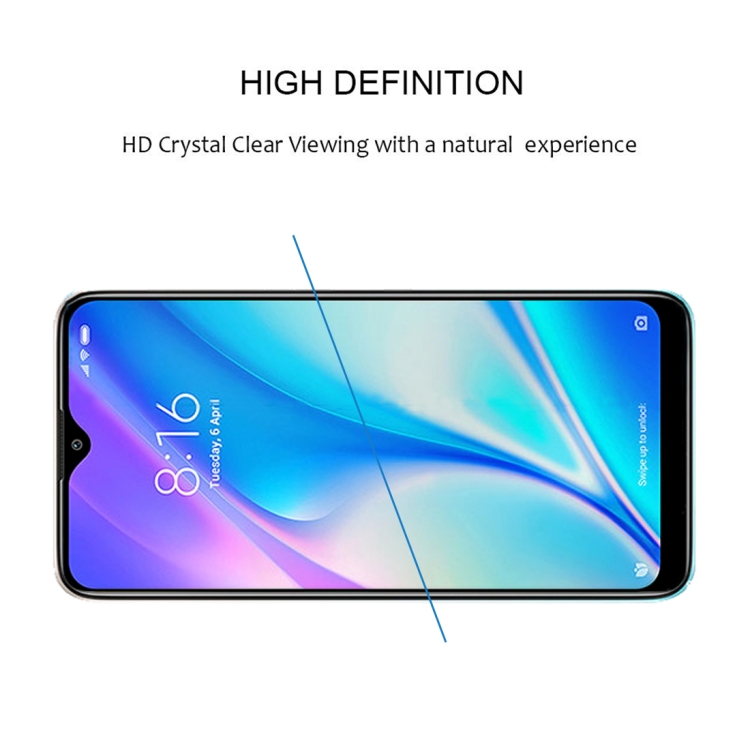 Xiaomi Redmi 9C, Redmi 9C NFC Tempered Glass Screen Protector - 9H - Clear