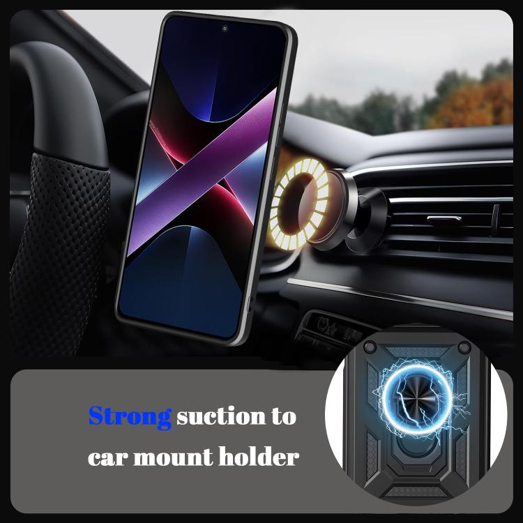 For vivo X300 FE 5G Sliding Camera Cover Design TPU+PC Phone Case(Black)