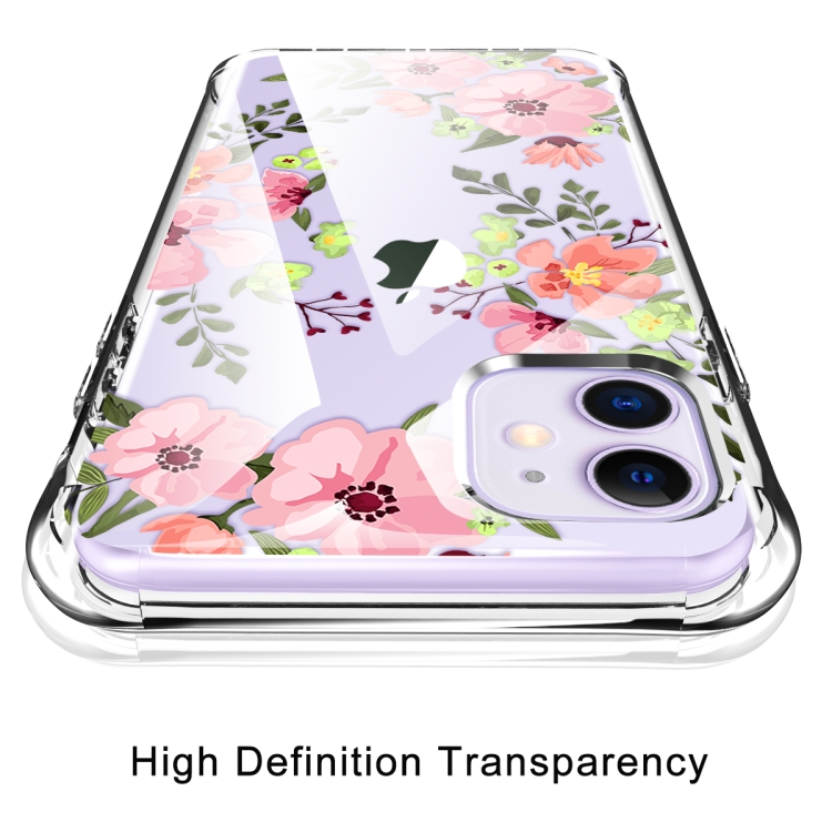 For iPhone 11 C Style Pattern PC + TPU + PET Screen Protection IMD Craft Case(Floral) For iPhone 11 C Style Pattern PC + TPU + PET Screen Protection IMD Craft Case(Floral)