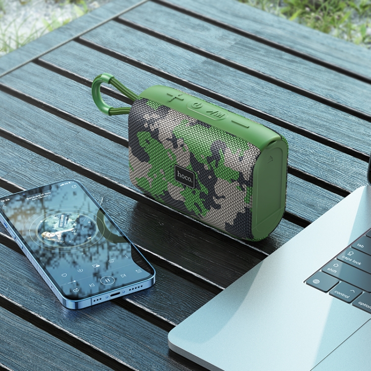 hoco HC15 Poise 2 in 1 TWS Bluetooth 5.3 Speaker + Earphone Support TF Card / AUX / FM(Camouflage) hoco HC15 Poise 2 in 1 TWS Bluetooth 5.3 Speaker + Earphone Support TF Card / AUX / FM(Camouflage)