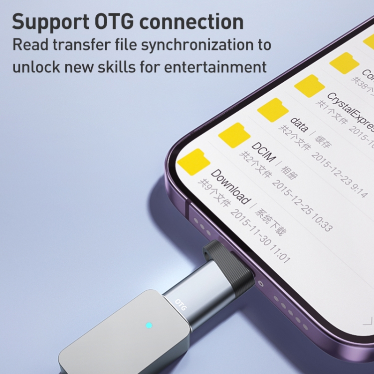ADS-616B 8 Pin Male to USB-C/Type-C Female OTG Adapter(Black) ADS-616B 8 Pin Male to USB-C/Type-C Female OTG Adapter(Black)