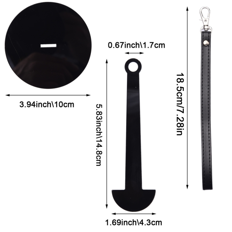 YX071 Portable Acrylic Wrist Yarn Holder (Black)