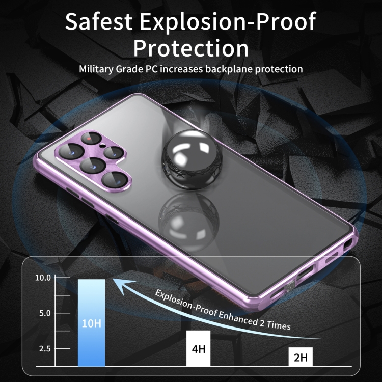 Coque Magnétique Samsung Galaxy S24 Ultra avec Verre Trempé