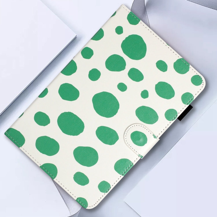 For iPad Pro 9.7 / 9.7 2018 / 2017 Dot Pattern Leather Smart Tablet Case(White Green Dot) For iPad Pro 9.7 / 9.7 2018 / 2017 Dot Pattern Leather Smart Tablet Case(White Green Dot)