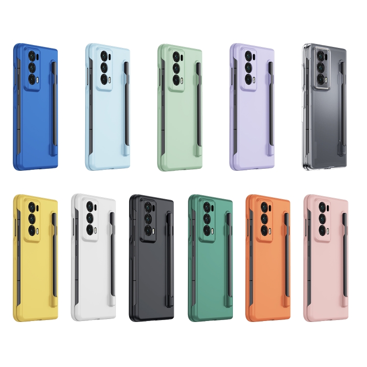 Custodia In Pelle Per HONOR Magic V2 – Cover Con Protezione Cerniera, Vetro Temperato E Supporto, Antiurto 360°