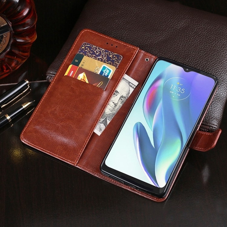 For Samsung Galaxy S24 Ultra 5G idewei Crazy Horse Texture Leather Phone Case(White) For Samsung Galaxy S24 Ultra 5G idewei Crazy Horse Texture Leather Phone Case(White)