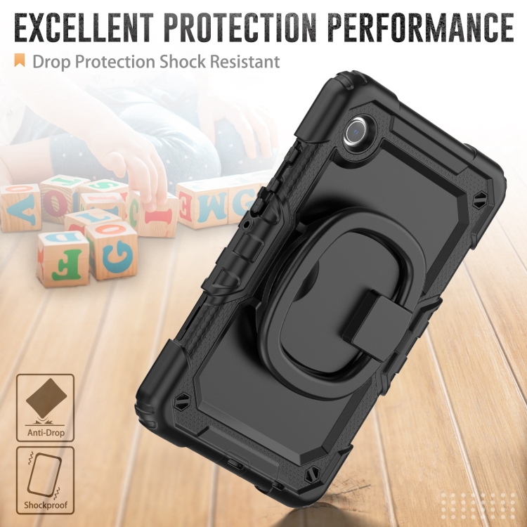 Funda protectora con mango de silicona y correa para el hombro