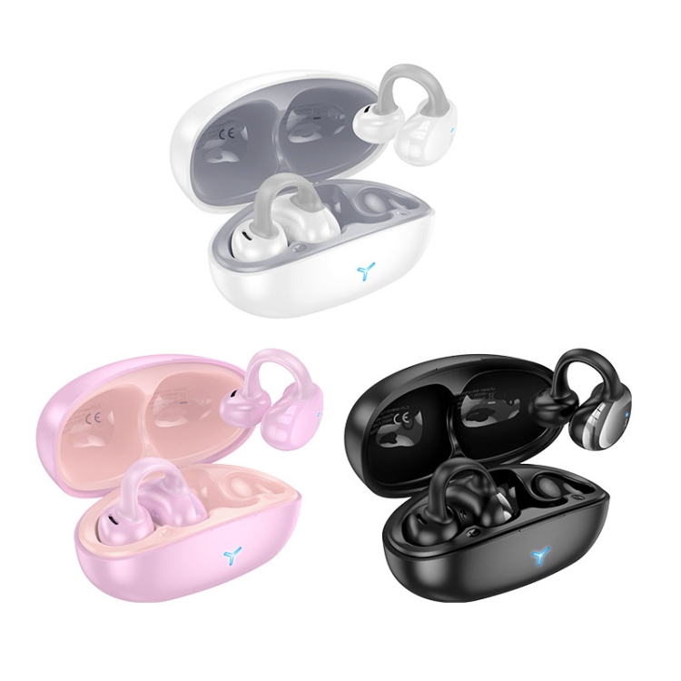 hoco EW57 Ear Clip True Wireless TWS Bluetooth Earphone(Pink) hoco EW57 Ear Clip True Wireless TWS Bluetooth Earphone(Pink)