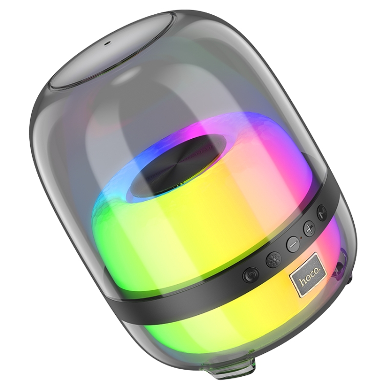 hoco BS58 Crystal Colorful Luminous Bluetooth 5.1 Speaker(Black) hoco BS58 Crystal Colorful Luminous Bluetooth 5.1 Speaker(Black)