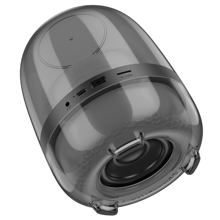 hoco BS58 Crystal Colorful Luminous Bluetooth 5.1 Speaker(Black) hoco BS58 Crystal Colorful Luminous Bluetooth 5.1 Speaker(Black)