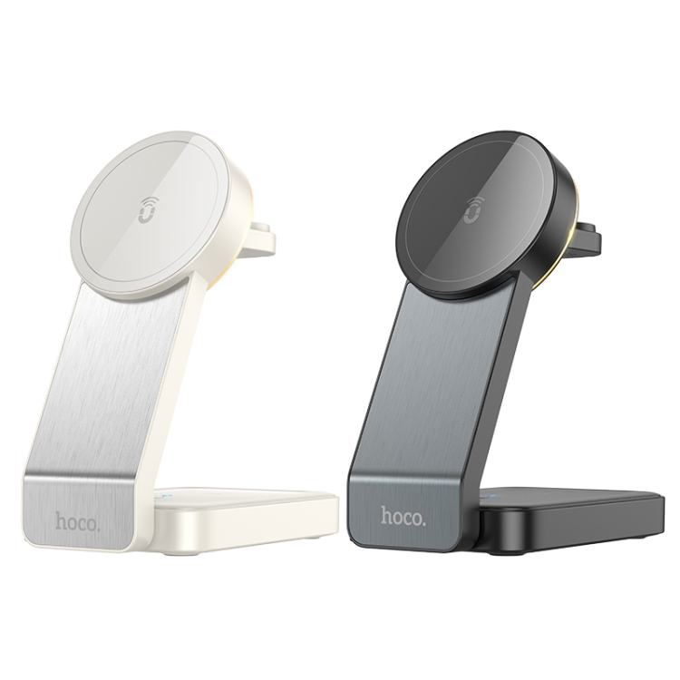 hoco CQ3 Motorcycle Folding 3 in 1 Magnetic Wireless Fast Charger(Beige) hoco CQ3 Motorcycle Folding 3 in 1 Magnetic Wireless Fast Charger(Beige)