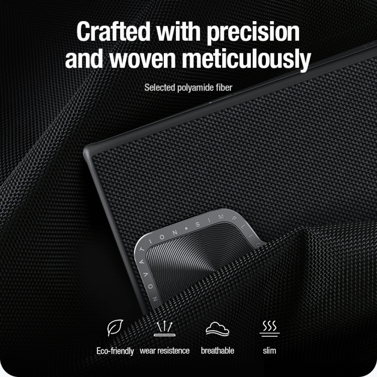 For Samsung Galaxy S24 Ultra 5G NILLKIN Textured Prop Camera Cover Holder Design Nylon MagSafe Magnetic Phone Case(Black) For Samsung Galaxy S24 Ultra 5G NILLKIN Textured Prop Camera Cover Holder Design Nylon MagSafe Magnetic Phone Case(Black)