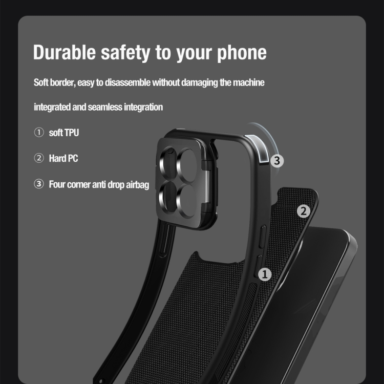 Compre Para Samsung Galaxy S24 Ultra Case Cubierta de Teléfono Protectora  Anti-drop - Gris en China