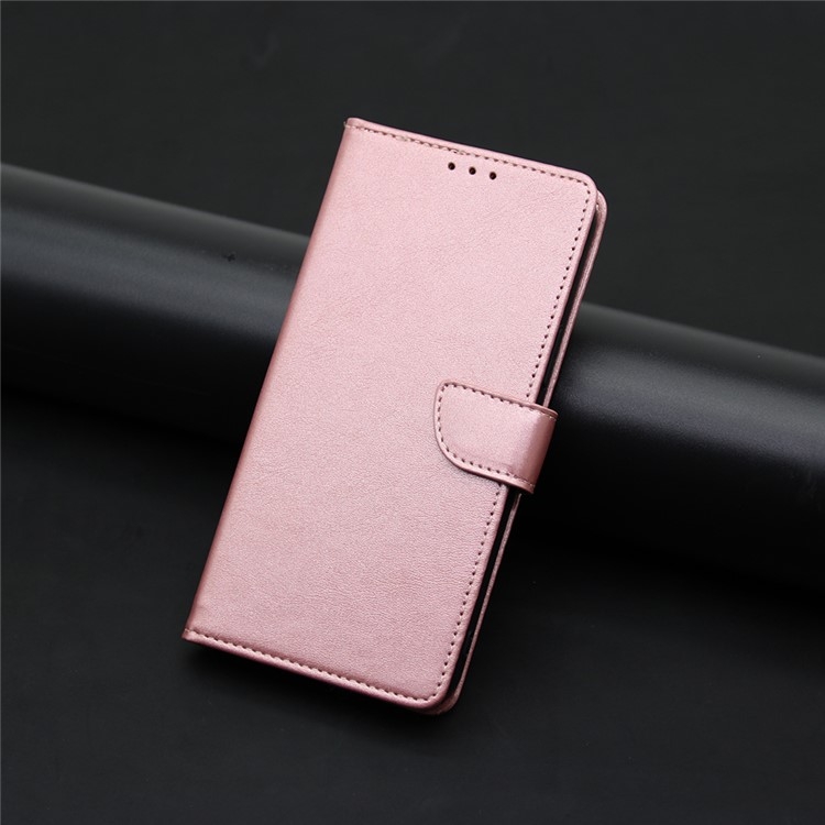 For Motorola Moto G84 5G PU Leather Cell Phone Case Calf Texture Stand  Wallet Cover - Rose Gold Wholesale