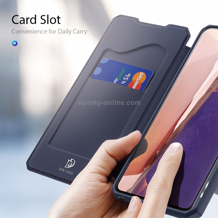 For Samsung Galaxy Note20 DUX DUCIS Skin X Series PU + TPU Horizontal Flip Leather Case with Holder & Card Slots(Blue) For Samsung Galaxy Note20 DUX DUCIS Skin X Series PU + TPU Horizontal Flip Leather Case with Holder & Card Slots(Blue)