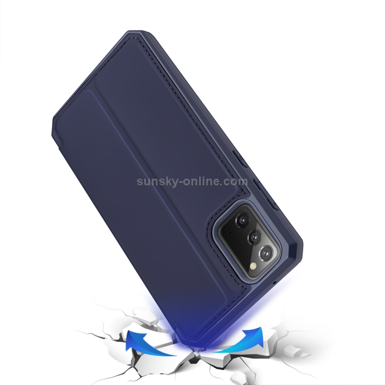 For Samsung Galaxy Note20 DUX DUCIS Skin X Series PU + TPU Horizontal Flip Leather Case with Holder & Card Slots(Blue) For Samsung Galaxy Note20 DUX DUCIS Skin X Series PU + TPU Horizontal Flip Leather Case with Holder & Card Slots(Blue)