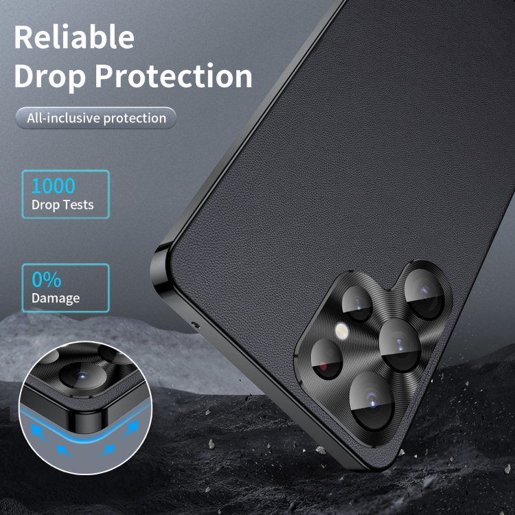 For Samsung Galaxy S24 Ultra 5G MagSafe Magnetic Plain Metal Phone Case(Black) For Samsung Galaxy S24 Ultra 5G MagSafe Magnetic Plain Metal Phone Case(Black)