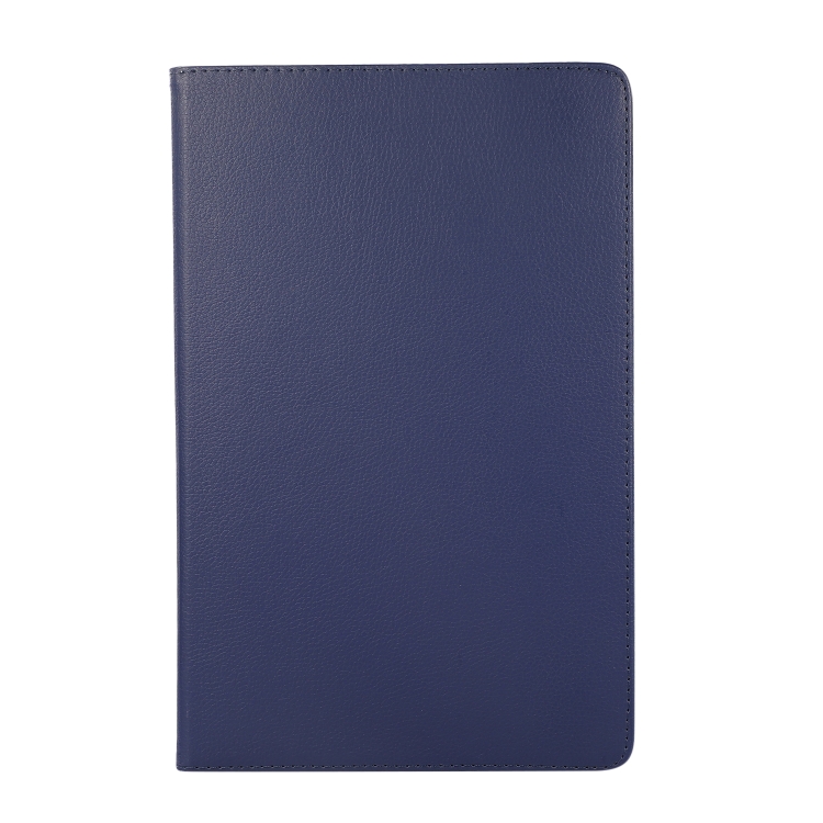 For Lenovo Tab M11 / Xiaoxin Pad 11 2024 360 Degree Rotation Litchi Texture Leather  Tablet Case(Dark Blue)