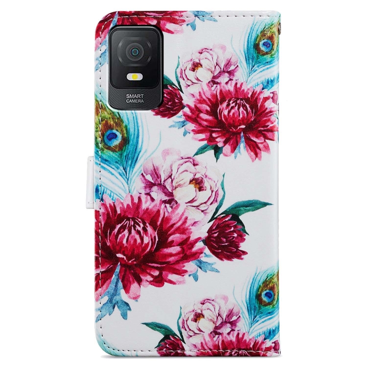 Red Book cover case Flowers for TCL 403