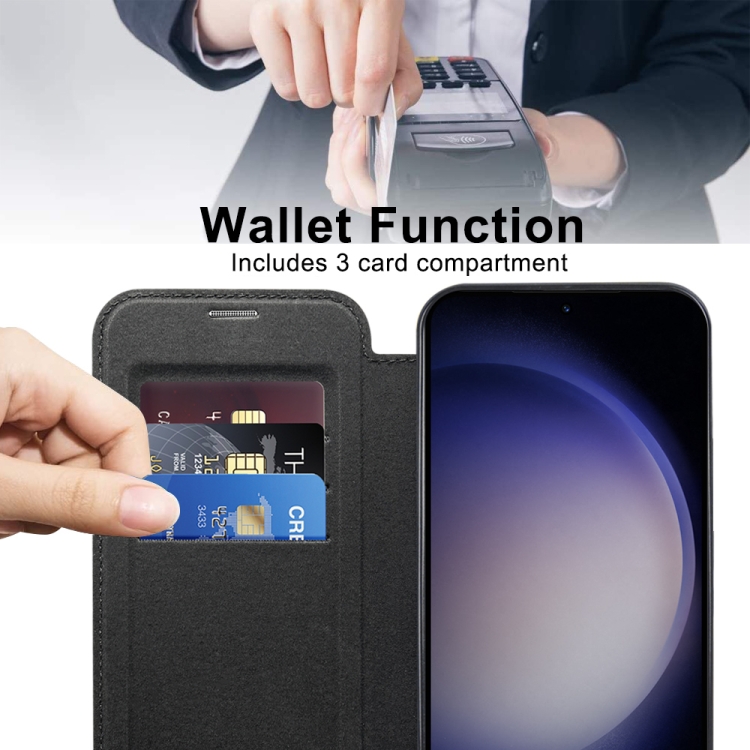 For Samsung Galaxy S24 Ultra 5G MagSafe Magnetic RFID Anti-theft Leather Phone Case(Dark Purple) For Samsung Galaxy S24 Ultra 5G MagSafe Magnetic RFID Anti-theft Leather Phone Case(Dark Purple)