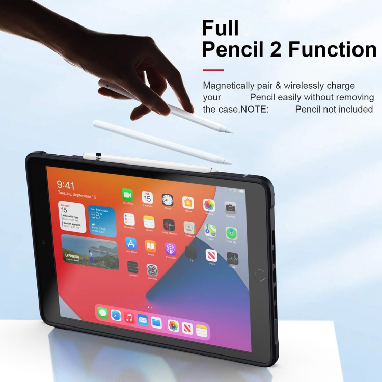 For iPad 10.2 2021 / 2020 / 2019 Armor Clear Acrylic Hybrid TPU Tablet Case(Black) For iPad 10.2 2021 / 2020 / 2019 Armor Clear Acrylic Hybrid TPU Tablet Case(Black)