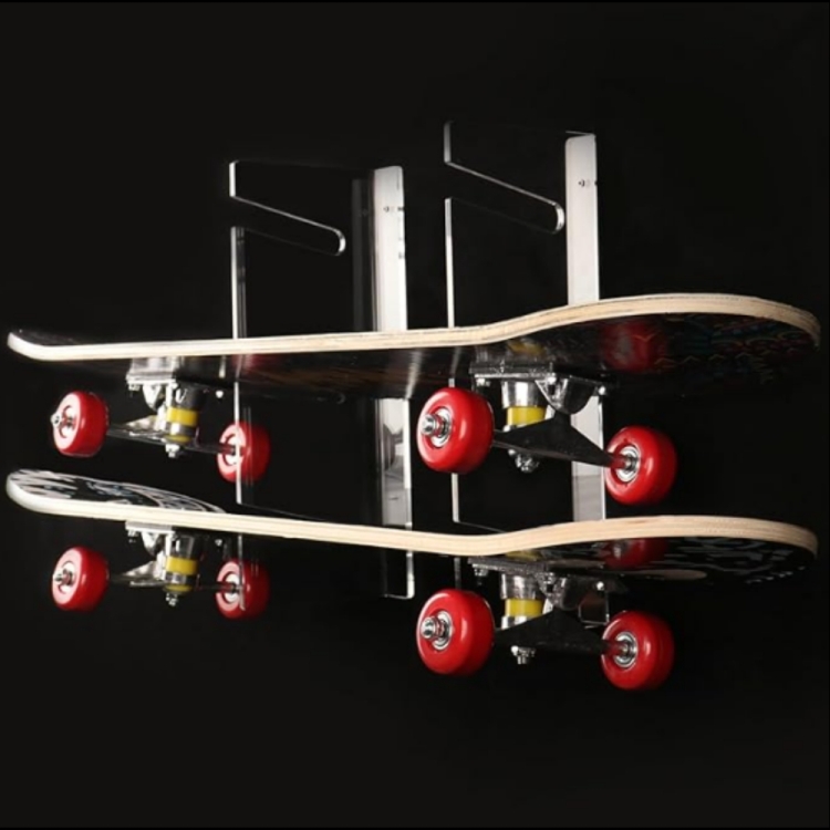 Support de rangement mural pour skateboard à quatre roues YX076