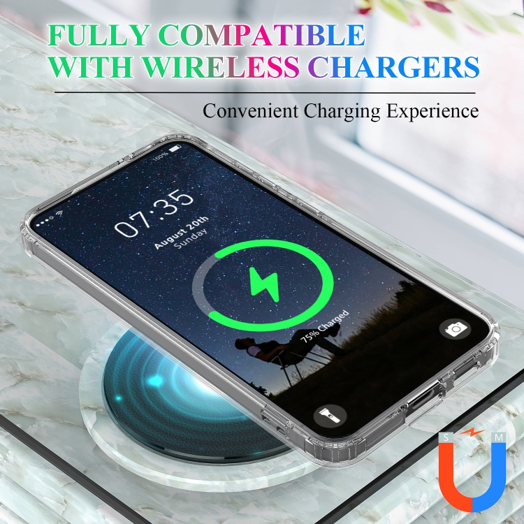For Samsung Galaxy S25 5G MagSafe Magnetic Acrylic TPU Phone Case(Transparent)