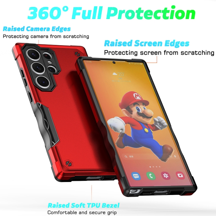 For Samsung Galaxy S24 Ultra 5G Non-slip Shockproof Armor Phone Case(Black) For Samsung Galaxy S24 Ultra 5G Non-slip Shockproof Armor Phone Case(Black)