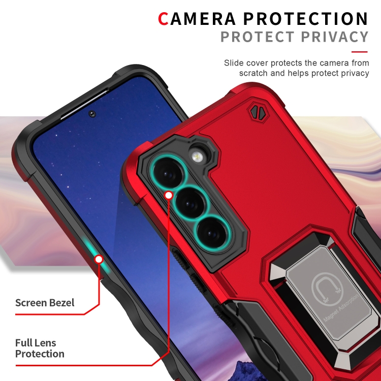 For Samsung Galaxy S24 Ultra 5G Non-slip Shockproof Armor Phone Case with Ring Holder(Black) For Samsung Galaxy S24 Ultra 5G Non-slip Shockproof Armor Phone Case with Ring Holder(Black)