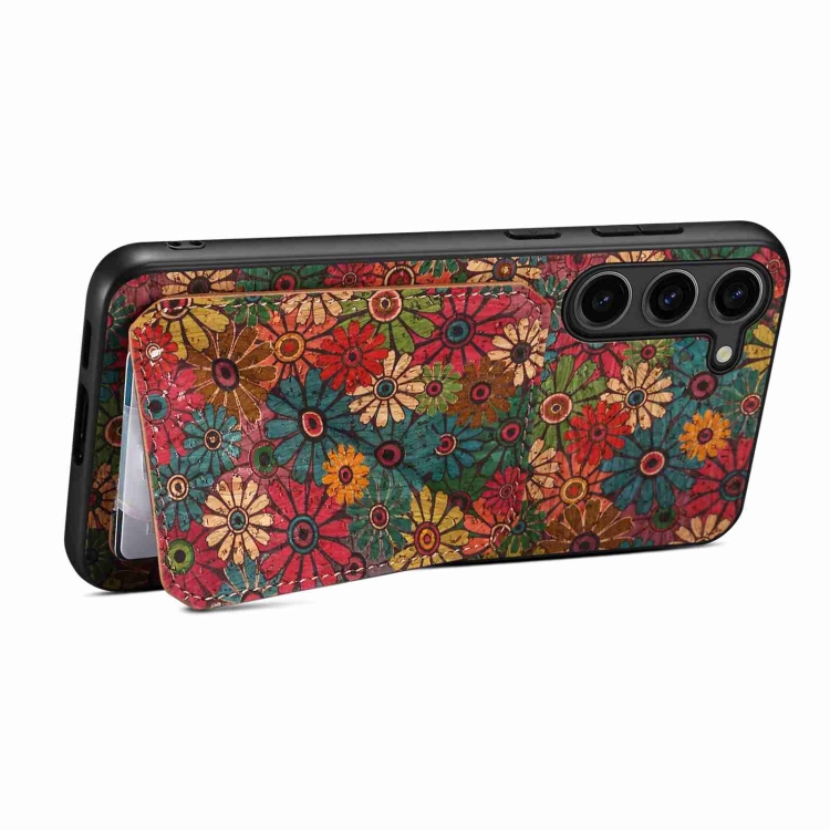 For Samsung Galaxy S24 5G Dual Card Slot Holder Phone Case(Spring Green) For Samsung Galaxy S24 5G Dual Card Slot Holder Phone Case(Spring Green)