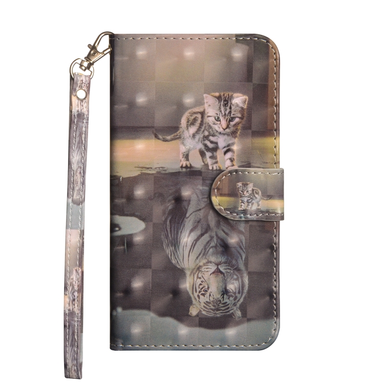 For iPhone 11 Pro 3D Painting Pattern Horizontal Flip TPU + PU Leather Case with Holder & Card Slots & Wallet & Lanyard(Cat Tiger) For iPhone 11 Pro 3D Painting Pattern Horizontal Flip TPU + PU Leather Case with Holder & Card Slots & Wallet & Lanyard(Cat Tiger)