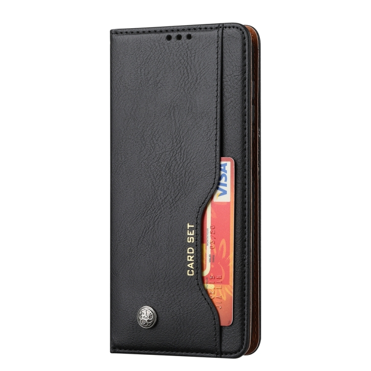 For Samsung Galaxy S25 5G Knead Skin Texture Flip Leather Phone Case(Black) For Samsung Galaxy S25 5G Knead Skin Texture Flip Leather Phone Case(Black)
