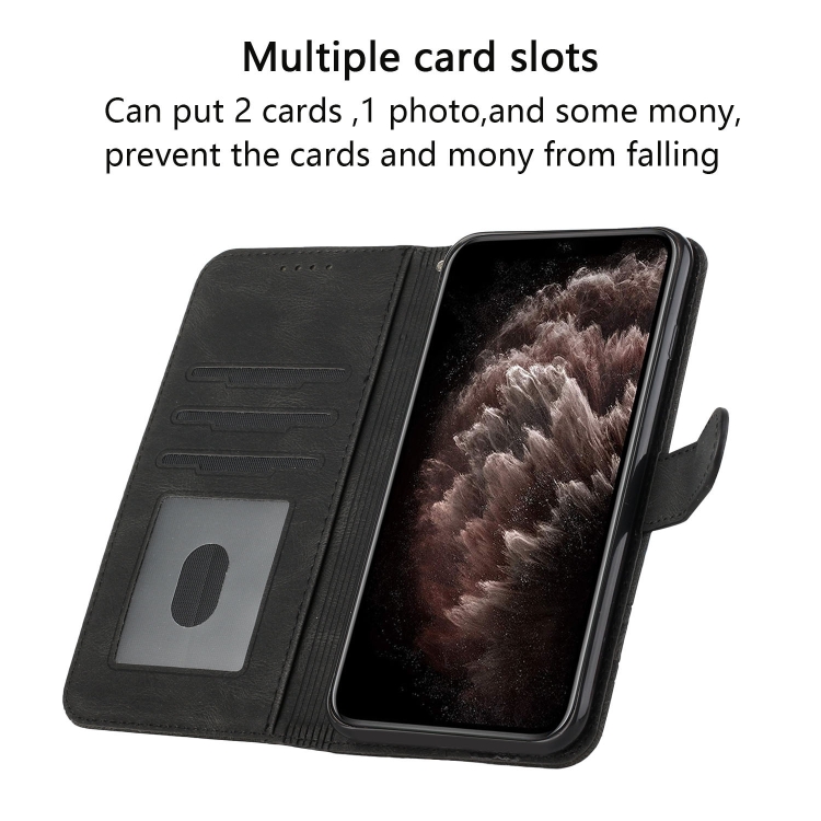 Coque En Cuir à Rabat Pour Google Pixel 9 - Protection Complète Noire - SDTEK - Neuf