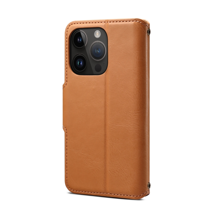 For iPhone 11 Pro Max Denior Cowhide Texture Wallet Style Leather Phone Case(Khaki) For iPhone 11 Pro Max Denior Cowhide Texture Wallet Style Leather Phone Case(Khaki)