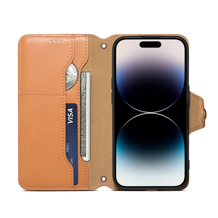 For iPhone 11 Pro Max Denior Cowhide Texture Wallet Style Leather Phone Case(Khaki) For iPhone 11 Pro Max Denior Cowhide Texture Wallet Style Leather Phone Case(Khaki)