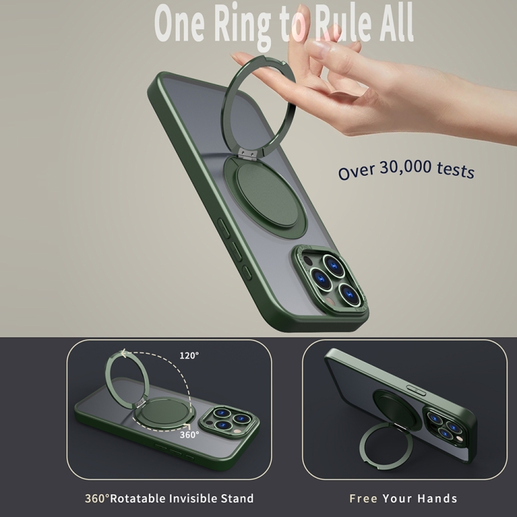 iRing Support magnétique pour téléphone - MagSafe - iPhone - Vert
