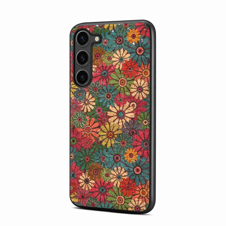 For Samsung Galaxy S23 Ultra 5G Four Seasons Flower Language Series TPU Phone Case(Spring Green) For Samsung Galaxy S23 Ultra 5G Four Seasons Flower Language Series TPU Phone Case(Spring Green)